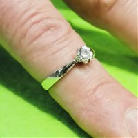 Salzano - Via Montegrappa, 28 - Anello Vidali Gioielli Donna in Oro bianco Zircone ANOR-11-34 - ANOR-11-34